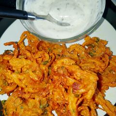 A picture of Must try onion bahji 👌💯.