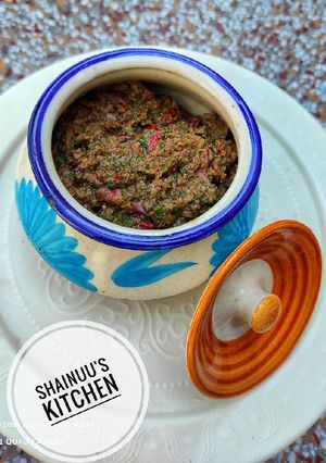 A picture of Anardana Chutney🥗.