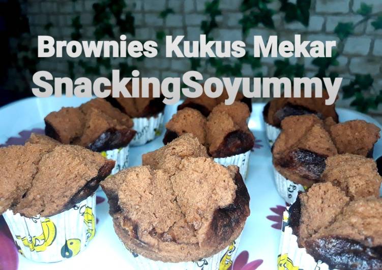 Cara Bikin Brownies Kukus Mekar sederhana dan enak