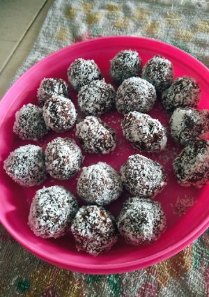 Una foto de Bombones de galletitas de chocolate