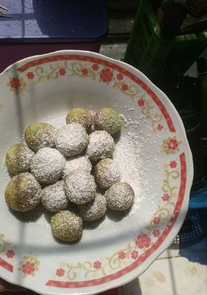 Foto resep Bola-Bola Ubi Pandan