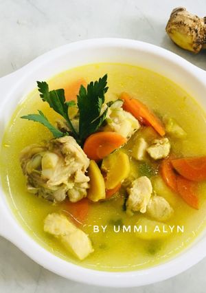Foto resep Mpasi 10m+ Sop Ayam Jahe