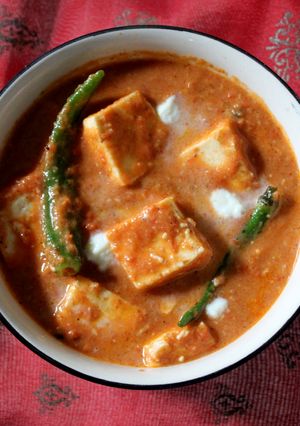 A picture of Paneer Makhani.