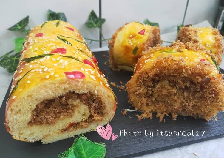 Roti gulung abon(floos Roll)