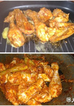 Foto resep Ayam panggang bumbu rujak