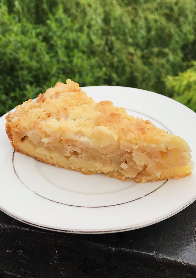 Una foto de Tarta de manzana con crumble