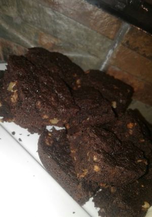 Foto principal de Brownie de chocolate con nueces y granola 😮