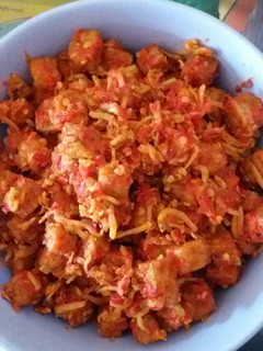 Foto resep Balado teri tempe sederhana