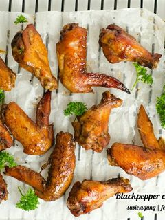 Foto resep Blackpepper chicken wings