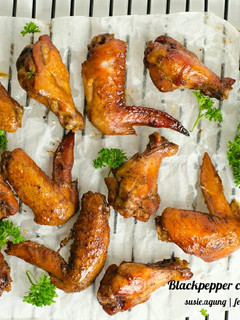 Foto resep Blackpepper chicken wings