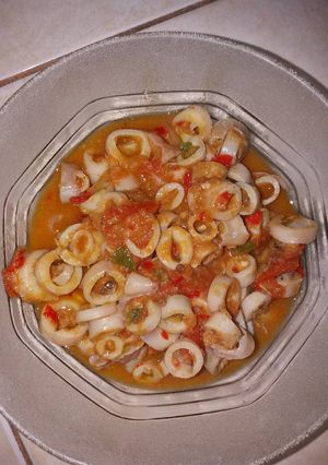 Foto resep Tumis cumi asin