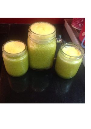 Foto resep Diet Juice Pokchoy Pear Mango #cookpadpeduli #kankerpayudara