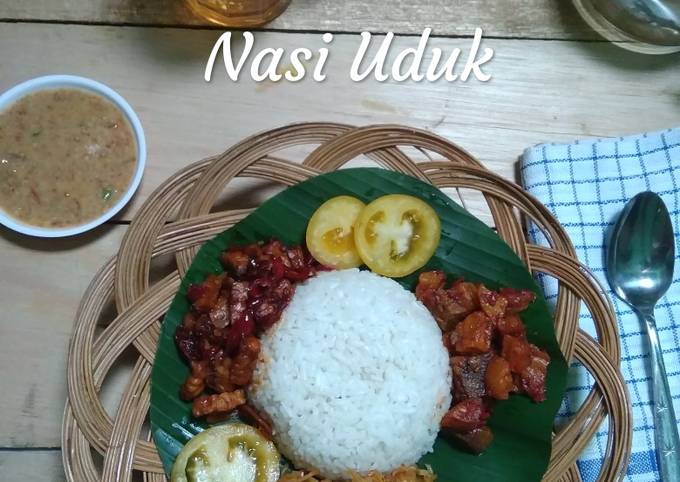 Resep Nasi uduk komplit masak magic com oleh Yuni Kurniasih, - Cookpad