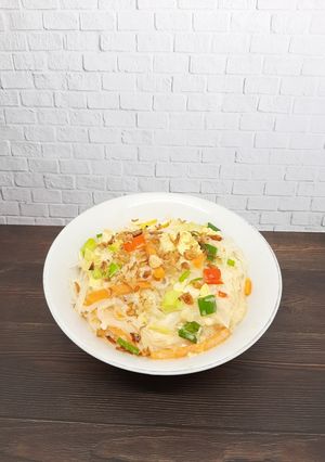 Foto resep Bihun Jagung Kuah Susu Pedes