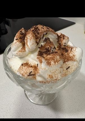 Una foto de Postre fit de merengue