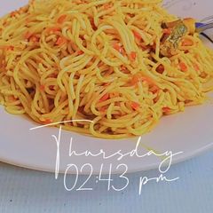 A picture of Palm Oil Slim Spaghetti.