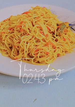 A picture of Palm Oil Slim Spaghetti.