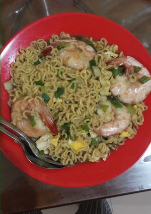 Foto resep Indomie goreng seafood