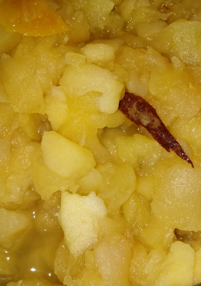 Una foto de Compota de manzana para diabéticos