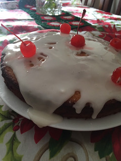 Una foto de Budín navideño