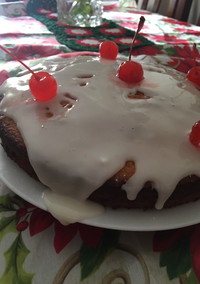 Una foto de Budín navideño