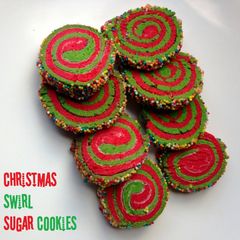 A picture of Christmas Swirl Sugar Cookies.