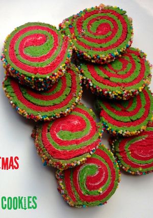 A picture of Christmas Swirl Sugar Cookies.
