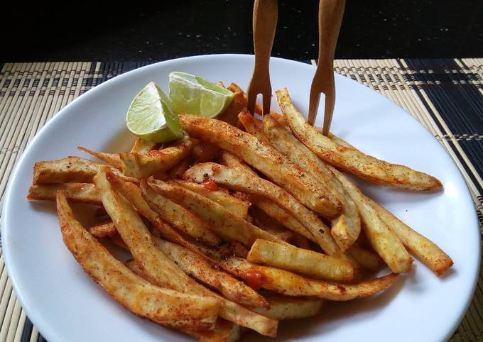 Step-by-Step Guide to Prepare Speedy Sweet Potato Fries#themechallenge