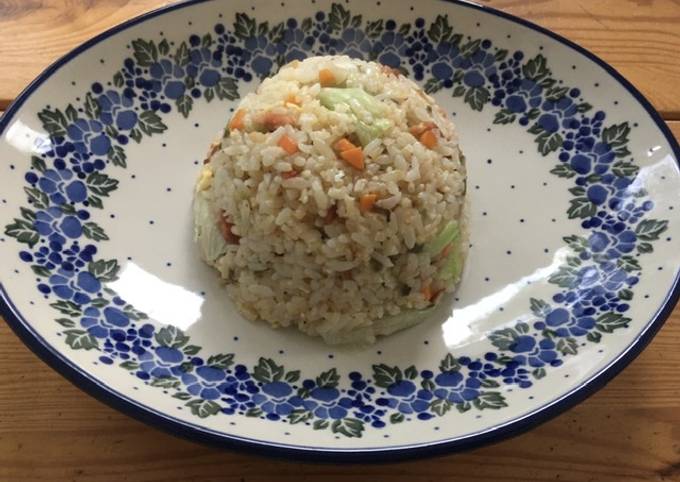 Fried Rice with Leftover vegetables