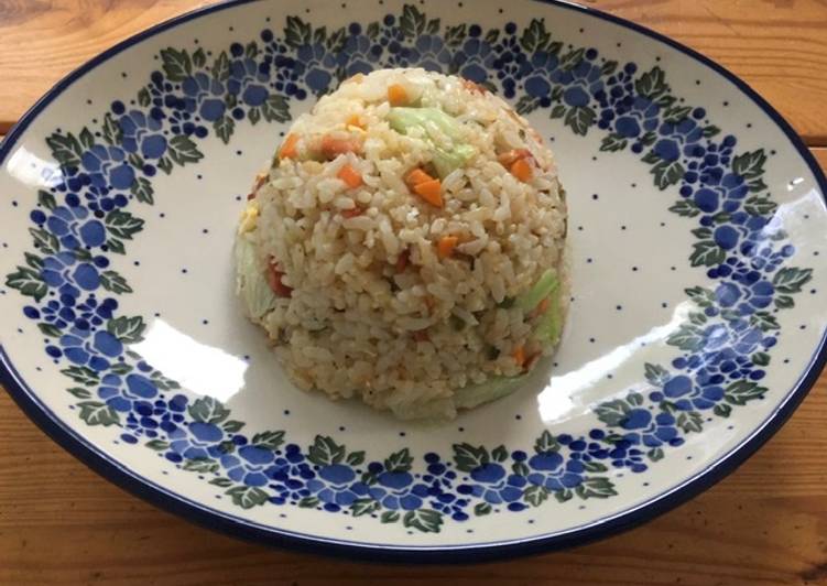 Step-by-Step Guide to Make Award-winning Fried Rice with Leftover vegetables