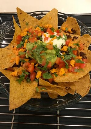รูปของ นาโช่ว์เนื้อ (Nachos)