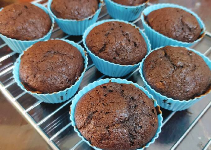 Choco Banana Muffin Super Moist - No Mixer