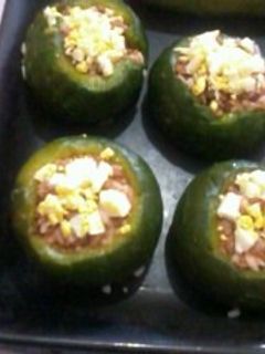 Una foto de Zapallitos rellenos