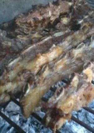 Una foto de Asado argentino