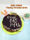 260. Bolu Coklat Toping Tiramisu oreo