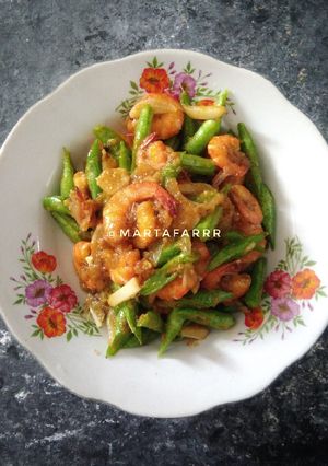 Foto resep Tumis buncis udang