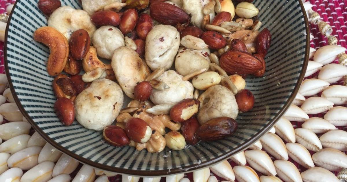 Crunchy dry fruit namkeen Recipe by Ruchika Rajvanshi Cookpad