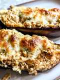 🍆Berenjenas Rellenas Ultra Cremosas: ¡El Tofu que sabe a gloria!