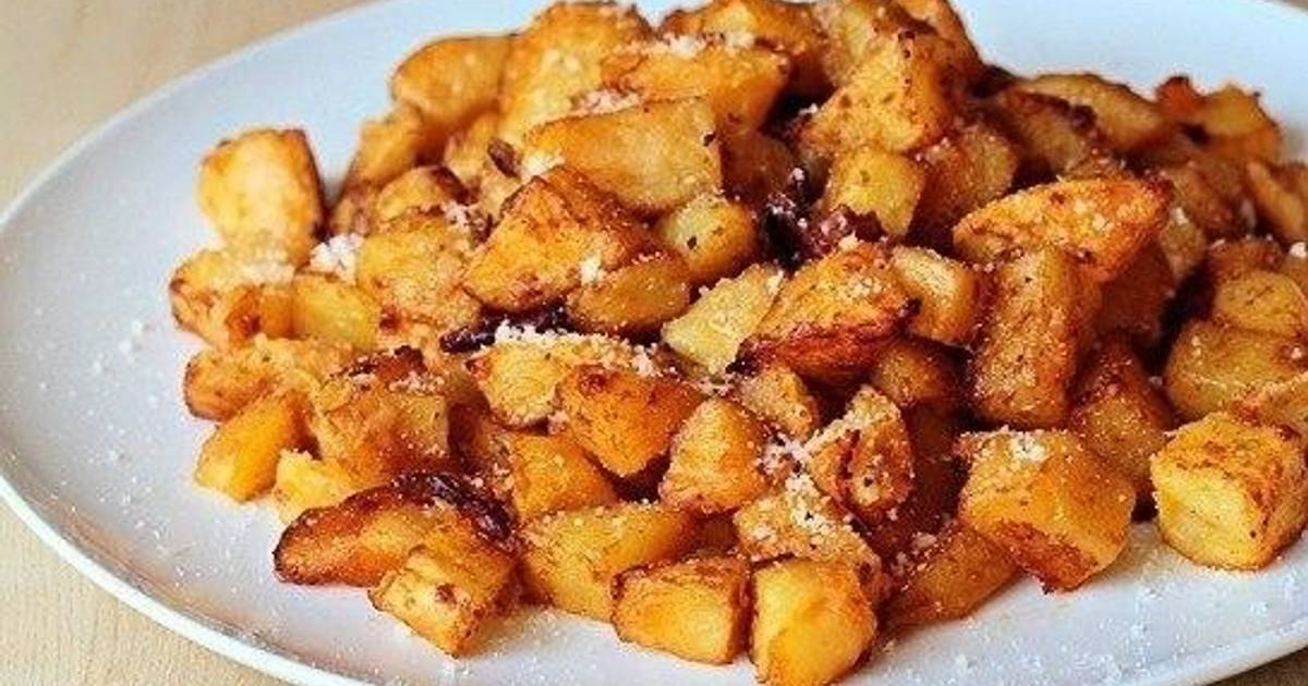 Жареная картошка с манкой