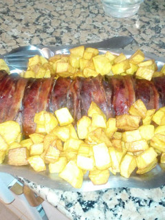 Una foto de Rollo de carne crujiente