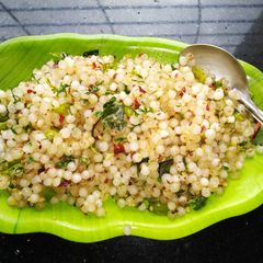 A picture of Sabudana khichdi.