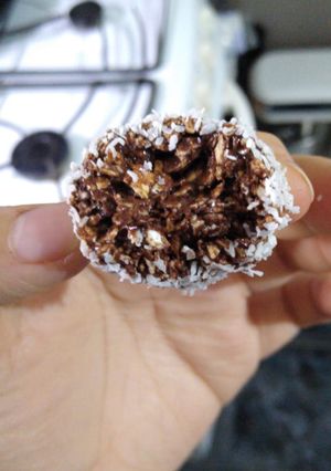 Una foto de Trufas de avena y cacao