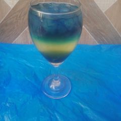 A picture of Simple mocktail drink.