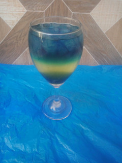 A picture of Simple mocktail drink.