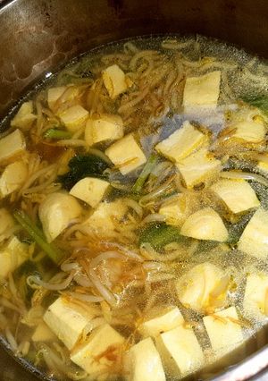 Foto resep Sayur Tauge Tahu Kaldu ayam