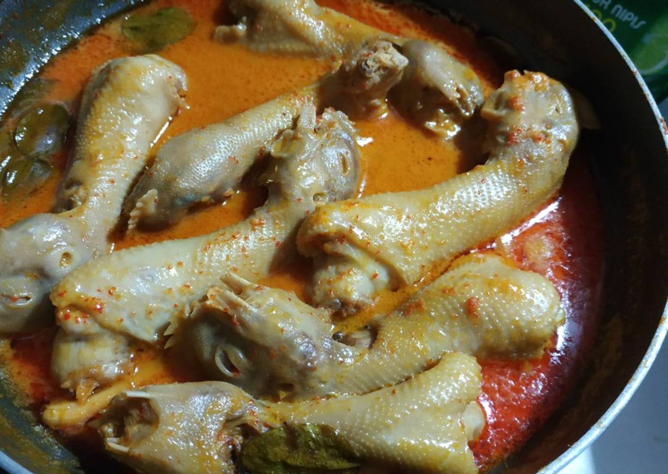 Ayam panggang bumbu rujak (tapi pake kepala ayam)
