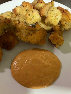 Una foto de Lágrimas de pollo con salsa especial