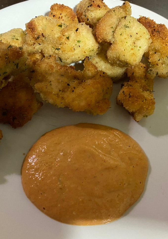 Una foto de Lágrimas de pollo con salsa especial