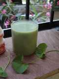 Probiotic Ondelaga/Brahmi juice with Yakult