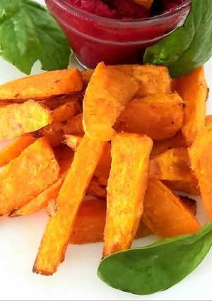 A picture of Sweet Potato Fries in Air Fryer.